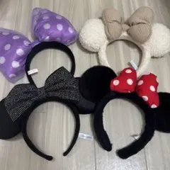 ミニーちゃん リボンカチューシャ ディズニーランド 現地購入