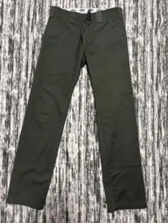dickiesオリーブ スリムフィット ワークパンツ