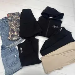 子供服１６０まとめ売り８点　ピンクラテ、ALGY他