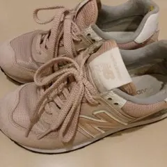 New Balance 574 ピンク スニーカー