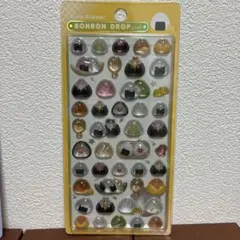 ボンボンドロップシール おにぎり　食べ物　和柄 立体　和柄