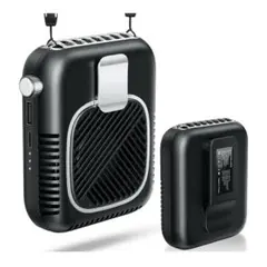 腰掛け扇風機 首掛け扇風機 ハンディファン モバイルバッテリー機能付き