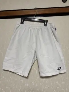 ホワイト ショートパンツ サイドポケット付き Yonex