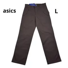 未使用 アシックス ミリタリー ワークパンツ L 裾ボタン調整 ブラウンのサムネイル