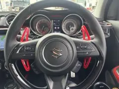 スイフトスポーツzc33s パドルシフトカバー レッド カーボン調