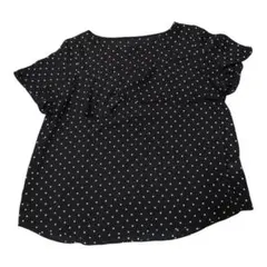 GU ドット柄 半袖シャツXLサイズ　　40