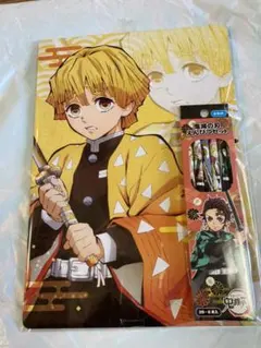 鬼滅の刃・下敷きと鉛筆セット