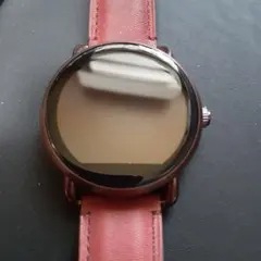 D-14 FOSSIL DW2D スマートウォッチ 本体 レッドをジャンクで
