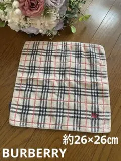 BURBERRY バーバリー チェック柄 タオルハンカチ