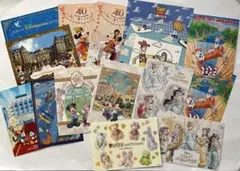 東京ディズニーランド 40周年記念ポストカードセット12枚