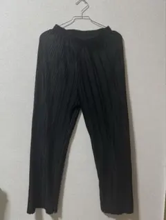 プリーツワイドパンツ　イージーパンツ