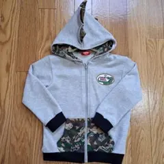 【BABYDOLL】フード付き 恐竜パーカー 110cm