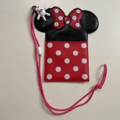 ディズニー　ミニーマウス　チケットケース