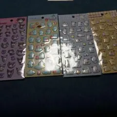 サンリオ４枚セット立体シールセット