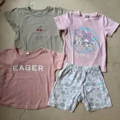 Ｔシャツ３枚、ショートパンツセット