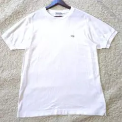 5-12 Lacoste ラコステ　Tシャツ 白ワニ　鹿の子生地
