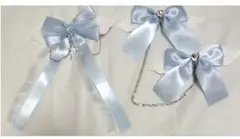 GRL エンジェルリボンヘアクリップ　2点