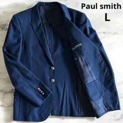 Paul Smith ポールスミス 紺ブレ 銀ボタン　テーラードジャケット　L