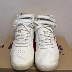 Reebok リーボック　ハイカットスニーカー ホワイト/レッド
