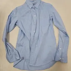 ORIHICA 水色 ボタンダウンシャツ M