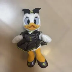 東京ディズニーリゾート ハロウィン デイジー ぬいぐるみバッジ　美品