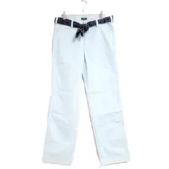 ジャーナルスタンダード カジュアルパンツ 青 ストレート M 爽やか ベルト付き