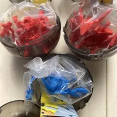 ガシャポン戦士Zero01 3個セット カプセル無し