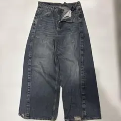 ZARA ワイドレッグデニム　バギーデニム