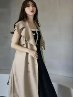 herlipto Sleeveless Twill Trench Dressのサムネイル