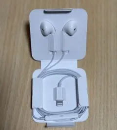 純正 新品Apple有線イヤホン & Lightningコネクタ
