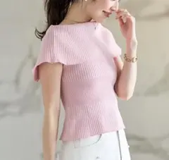 【新品タグ付き】La boutique BonBonジップ2WAYニットのサムネイル