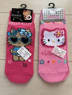 【新品】サンリオ 日焼けキティ ハローキティ カオハナ 靴下 ソックスのサムネイル