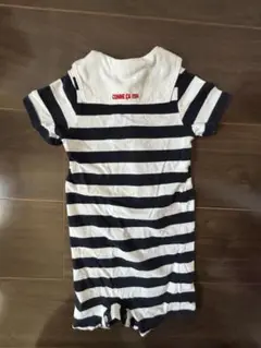 COMME CA ISM ボーダーロンパース