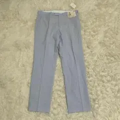 ✨新品　UNIQLO ユニクロ 感動パンツ　ウルトラライト　ストライプスラックス