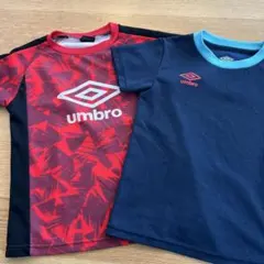 umbro サッカーウェアセット 赤/黒・紺