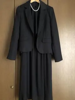 ワンピーススーツ（ジャケット付き）＊黒ブラック＊Mサイズ＊セレモニー