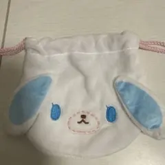 シュガーバニーズ ふわふわ巾着 あおみみうさ