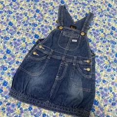 デニム ジャンパースカート サロペット