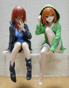 五等分の花嫁 ぬーどるストッパーフィギュア くつろぎルームウェア 三玖 四葉