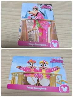 ミニー　パルパルーザ　コレクションカード　グーフィー　チップ　デール　チプデ