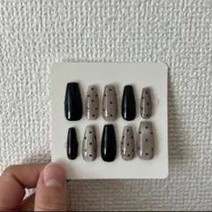 ドット模様 ネイルチップ 10個セット