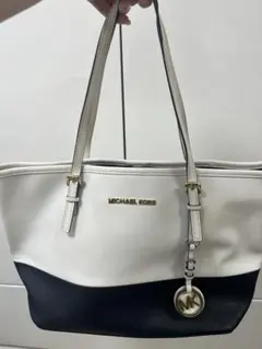 MICHAEL KORS トートバッグ ホワイト/ブラック