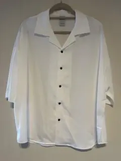 美品☆Casper John キャスパージョン オープンシャツ 半袖 ホワイトのサムネイル
