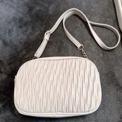 grove ワンショルダーバッグ　キルトスクエアチェーンショルダー　ピンク