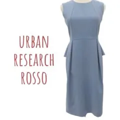 URBAN RESEARCH ROSSO ペプラムワンピース ドレス