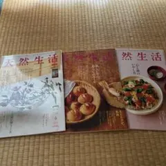 雑誌　天然生活 3冊セット　付録無し