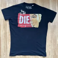 DIESEL☆ディーゼル☆プリント☆Tシャツ☆ブラック☆メンズ☆Ｌ☆