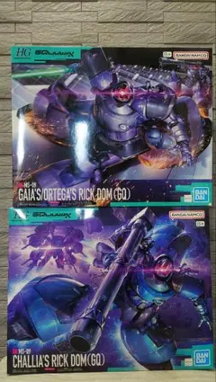 全塗装 HG リック・ドム ガイア機/オルテガ機 (GQ) シャリア専用 完成