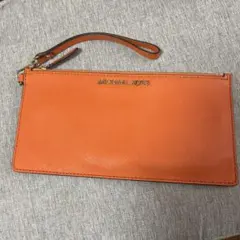 MICHAEL KORS オレンジ ポーチ