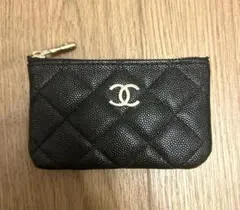 限定値下げ 最終日 ブラック レザーキルティング CHANELコインケース